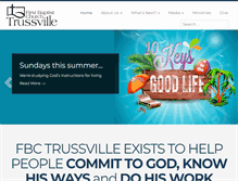 Tablet Screenshot of fbctrussville.org